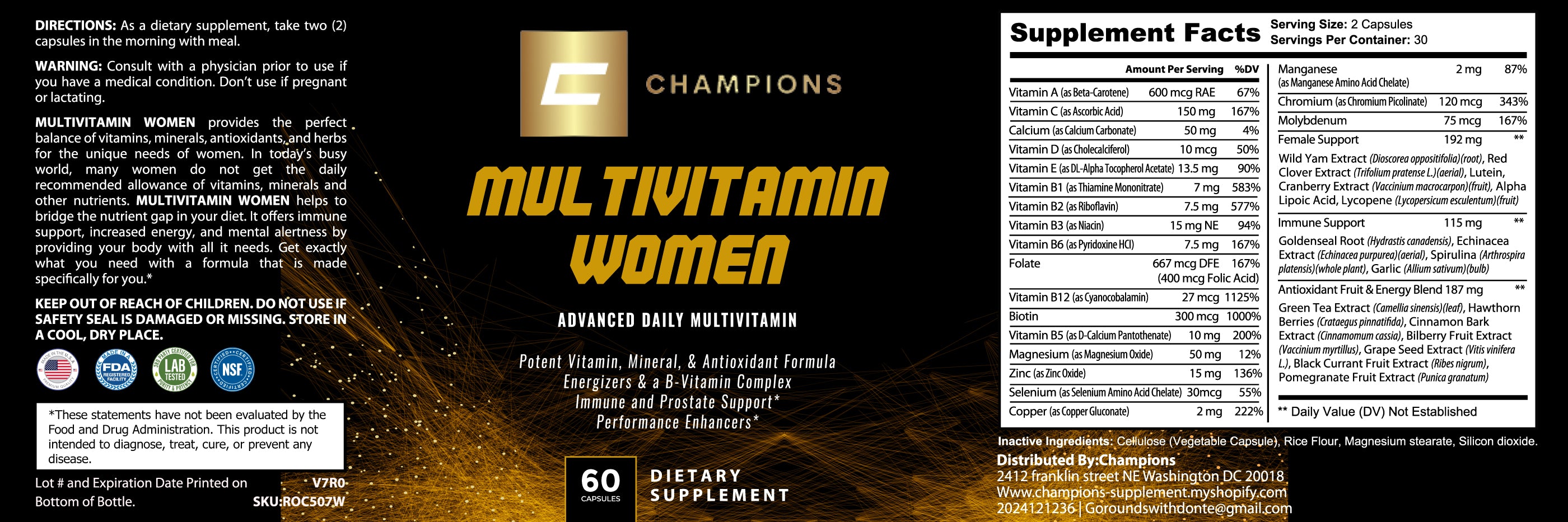Multivitamin - Women