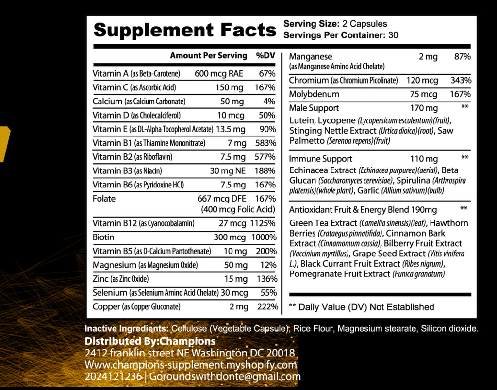 Multivitamin - Men