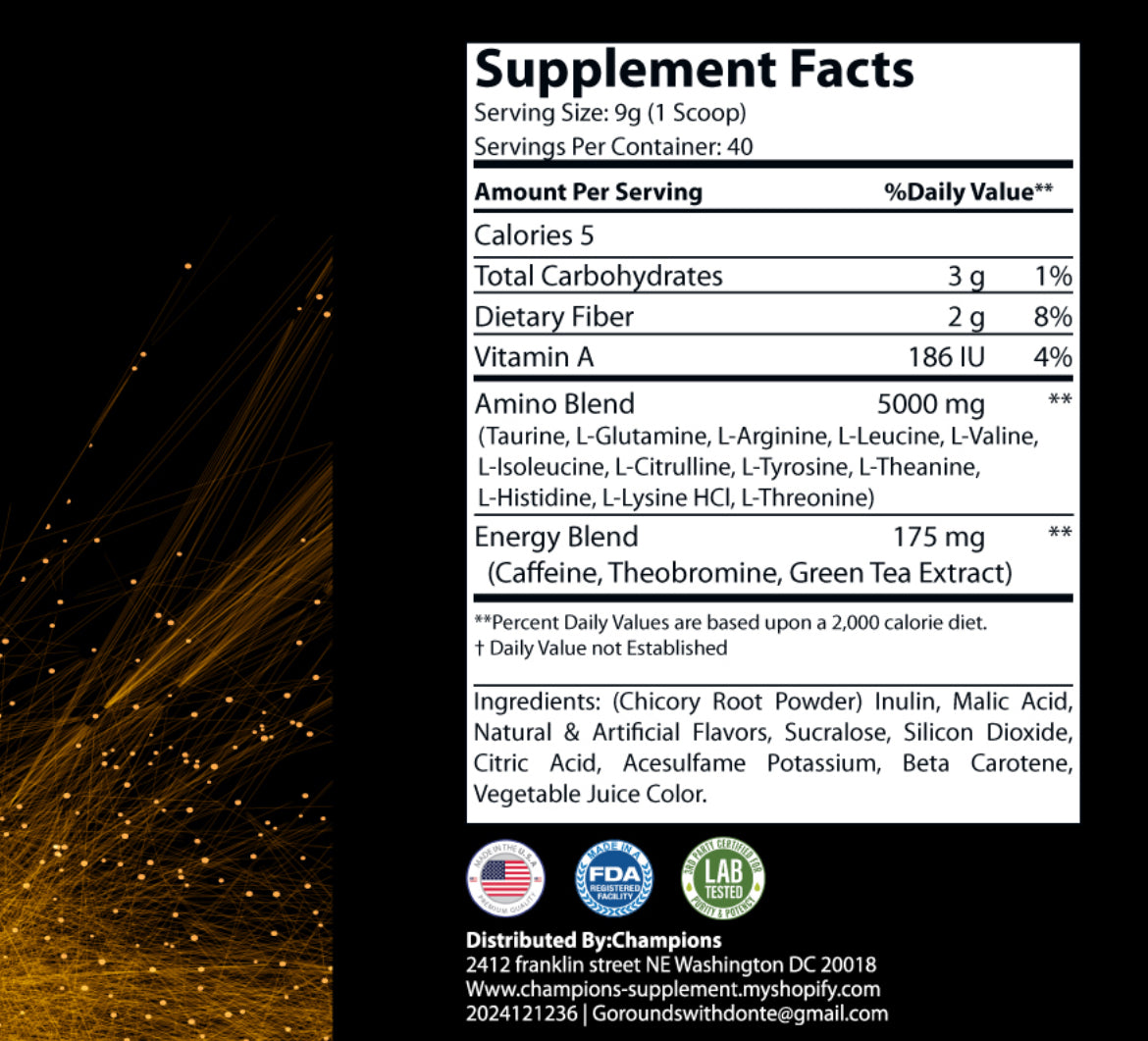 Energized Aminos - Peach Mango