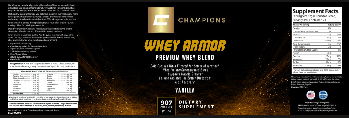 Whey Armor - Vanilla