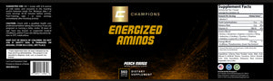 Champions Supplements Energized Aminos, BCAA Peach Mango Flavor, 9g, 40 servings, 360g