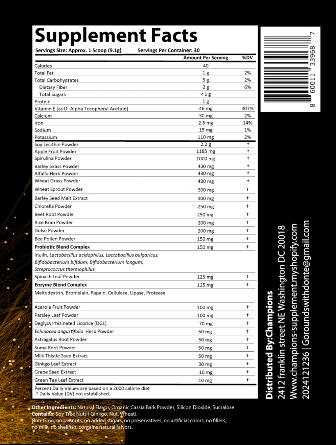 Green Machine - Apple Cinnamon