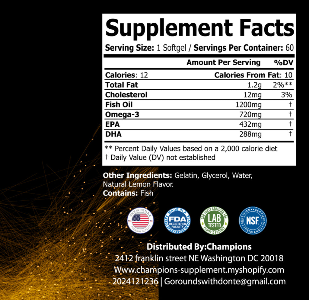 Omega 3 Fish Oil