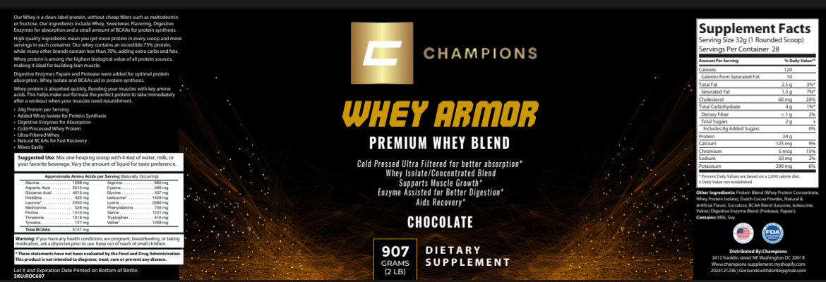Whey Armor - Chocolate