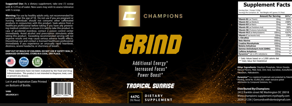 Grind - Tropical Sunrise