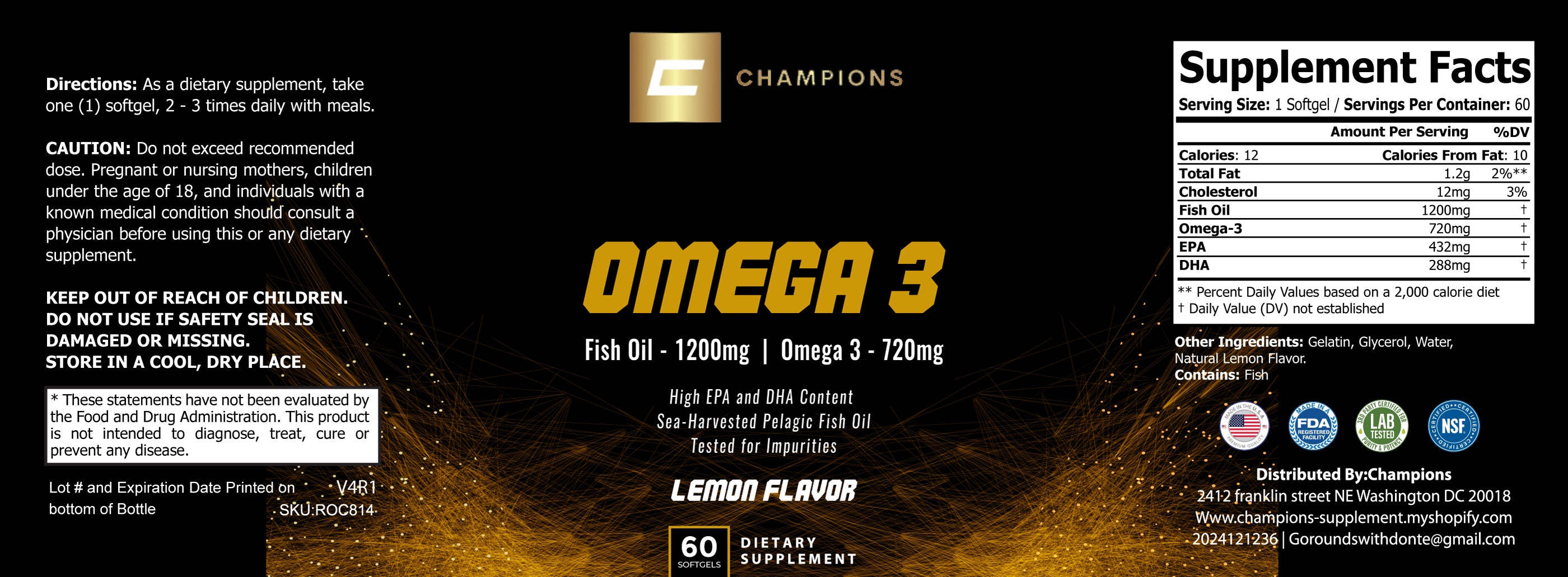 Omega 3 Fish Oil