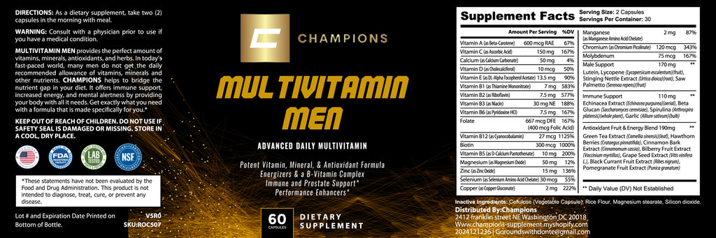 Multivitamin - Men