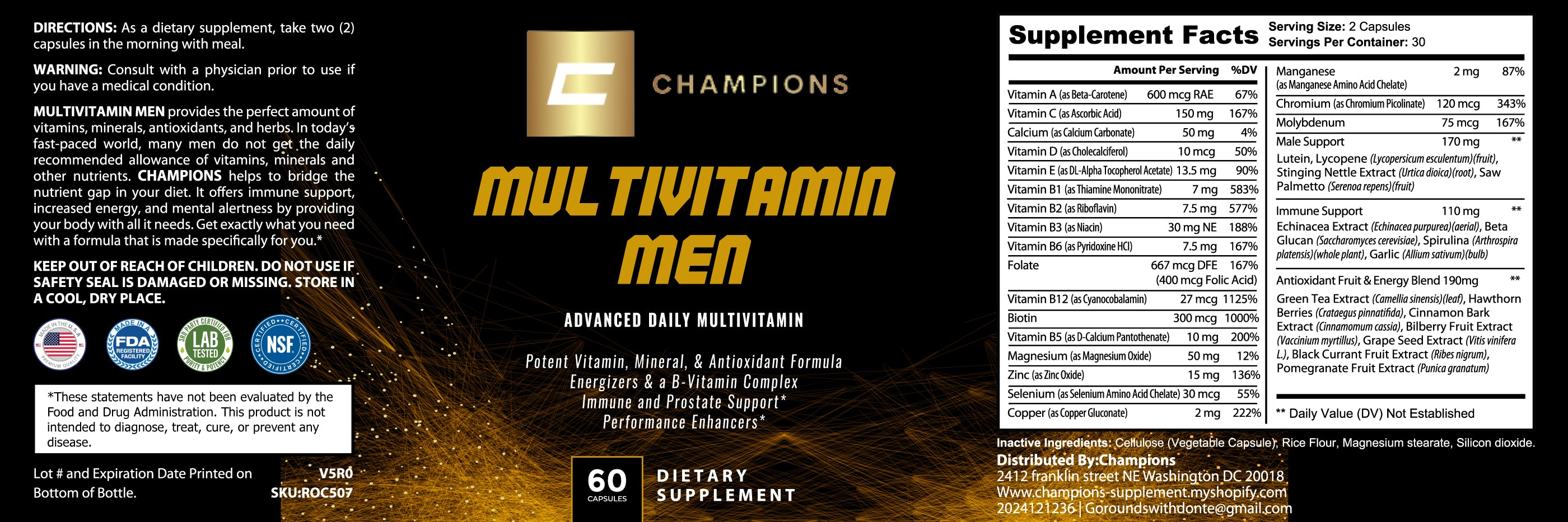 Multivitamin - Men