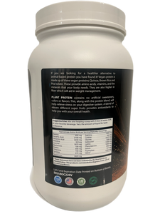 Champions Supplements Plant Protein Powder Chocolate Milkshake Flavor, 2LBS, 28 Servings, Serving Size 32g, 20g Protein, 2g Sugar 140 Calories