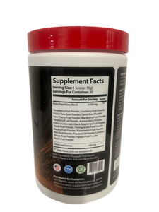 Champions Supplements Red Machine Red Superfood Kiwi Strawberry Flavor, 300g, 30 Servings, Serving Size 10g,