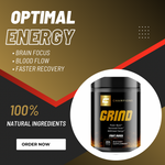 Load image into Gallery viewer, Champions Supplements Grind, Pre Workout, Fruit Punch Flavor, 204g, 30 Servings, Serving Size 6.8g, 200mg Caffeine
