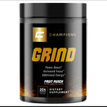 Load image into Gallery viewer, Champions Supplements Grind, Pre Workout, Fruit Punch Flavor, 204g, 30 Servings, Serving Size 6.8g, 200mg Caffeine
