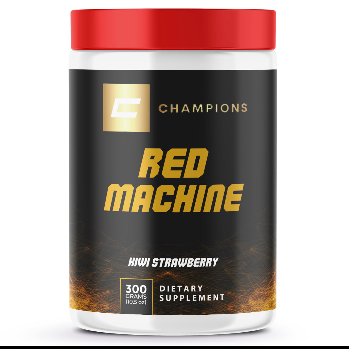 Champions Supplements Red Machine Red Superfood Kiwi Strawberry Flavor, 300g, 30 Servings, Serving Size 10g,