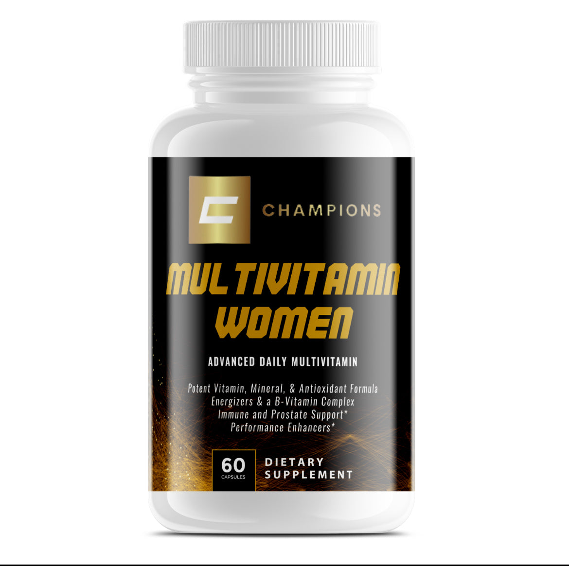 Champions Supplements Multivitamin Women, 60 Capsules, 30 Servings, Serving Size 2 Capsules